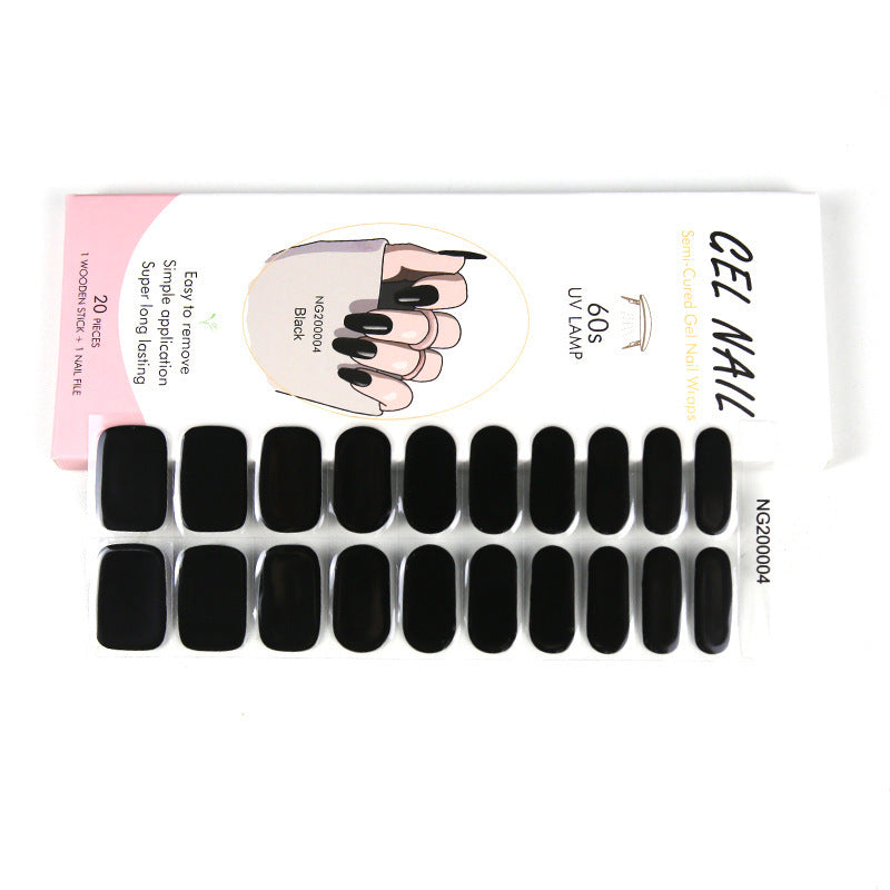 Gel Finger Therapy Light Uv Half Nail Stickers