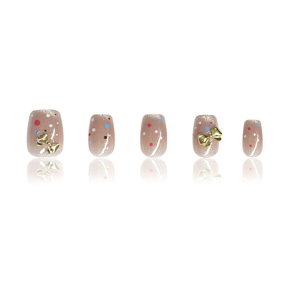 Patch UV Crystal Cat's Nail Art Split Code en dix pièces