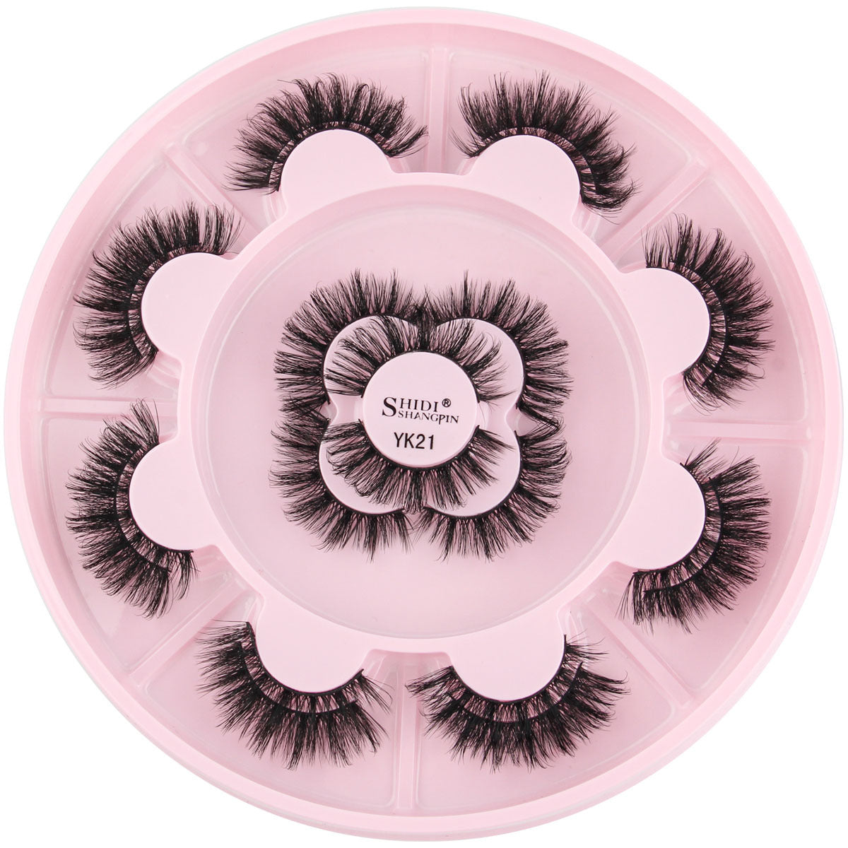 Natural Thick Exaggerated Sheer Root Tail False Lashes