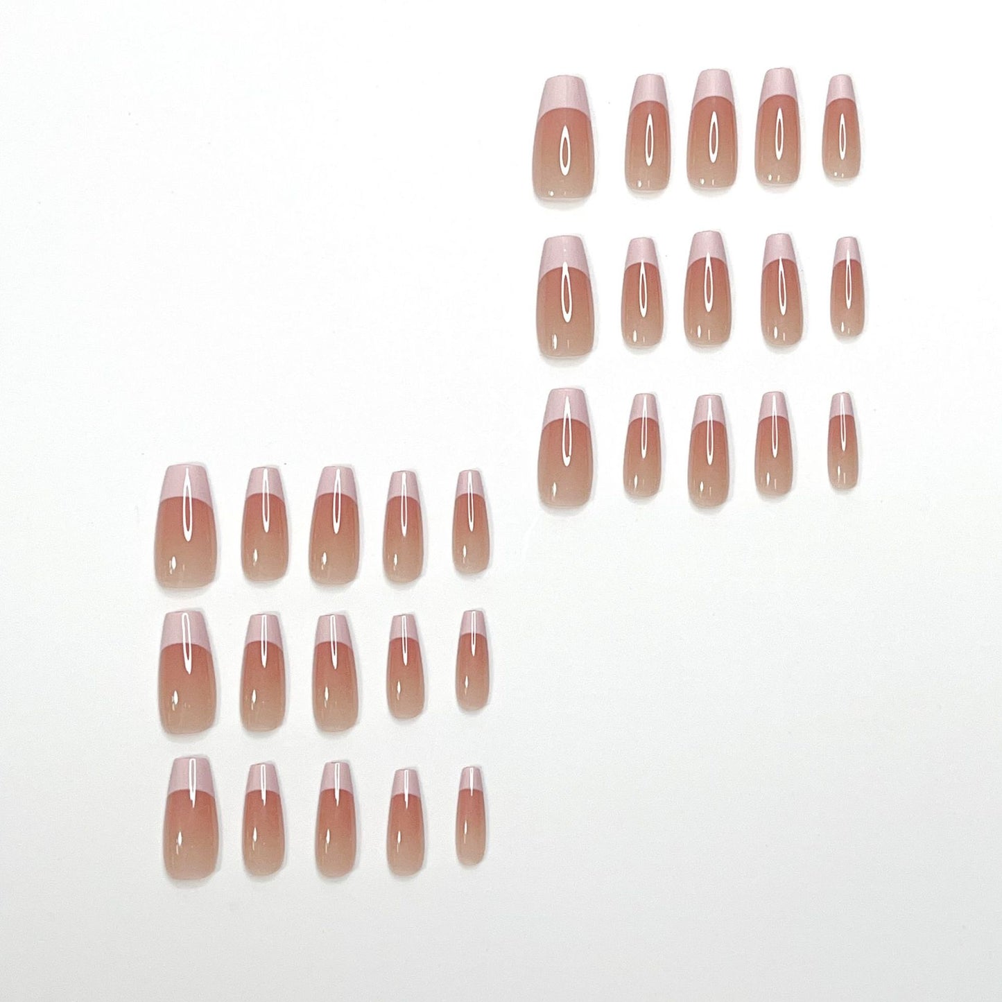 Manucure French Pêche Dégradé Pure Desire Nail Art