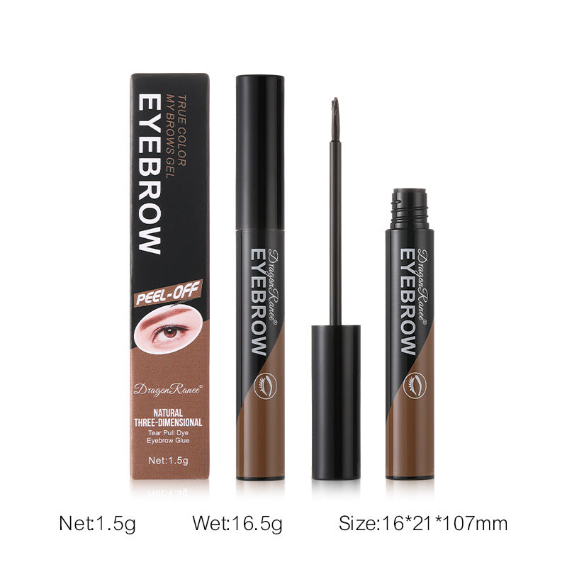 Gel-crème pour sourcils pour femmes, longue tenue, imperméable, résistant aux couleurs, accessoires de maquillage pour les yeux