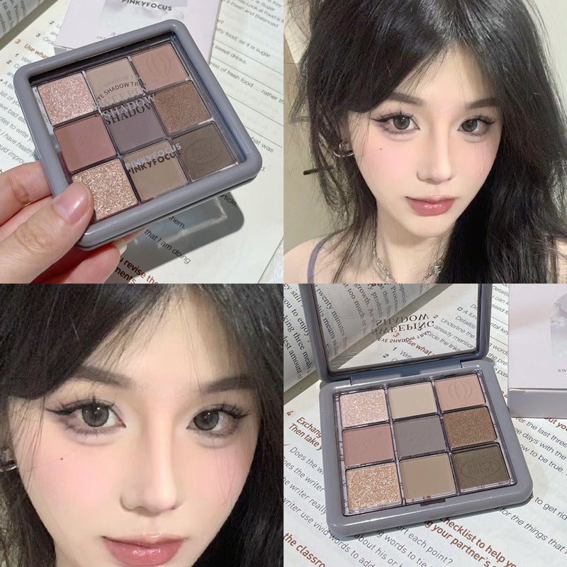 Pearlescent Earth Color Matte Highlight Repair Palette Eyeshadow