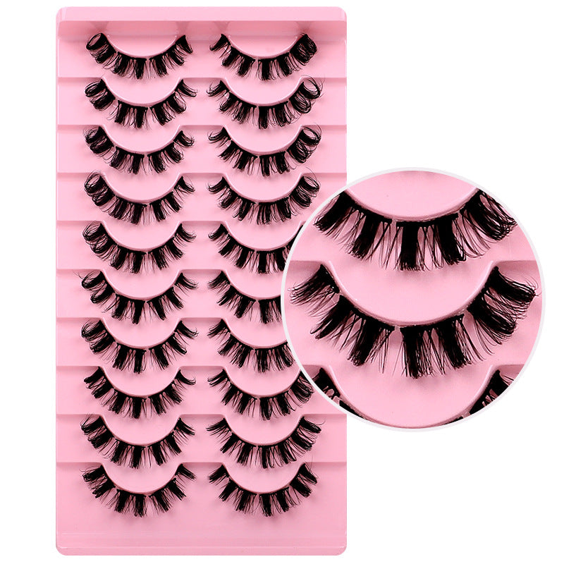 Russian Volume Split Eyelashes Thick Curl False Lashes