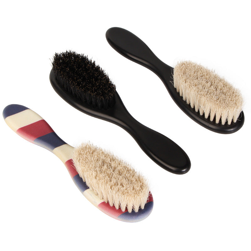 Brosse à tête d'huile pour hommes, nettoyage de la crinière, accessoires de maquillage pour barbier