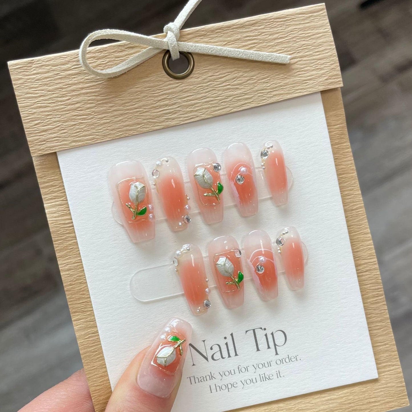 Handmade Wear Collection Fake Nails Removable Nail Stickers