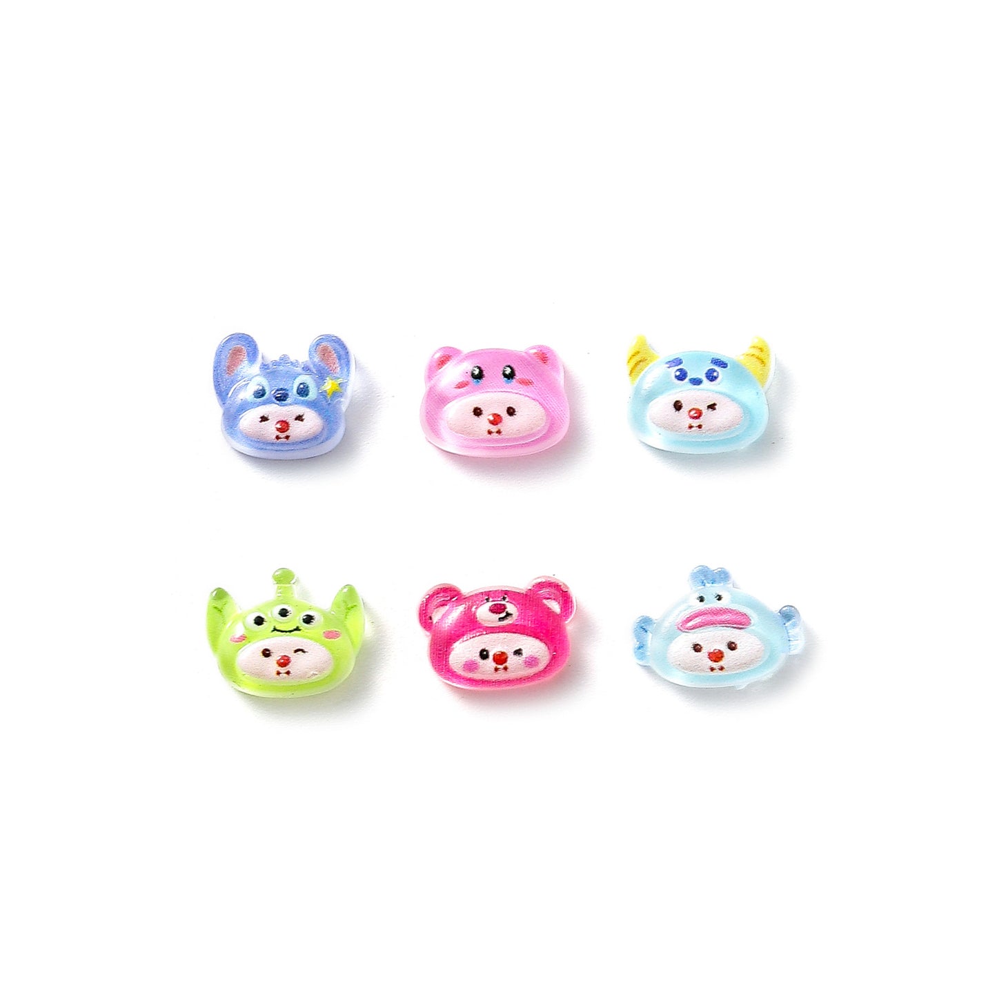 Cartoon Ornament Cute Stereo Stitch Anime Nail Care Nail Art