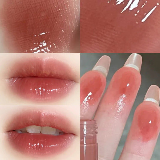 Pudding Small White Tube Water Light Lip Glosses