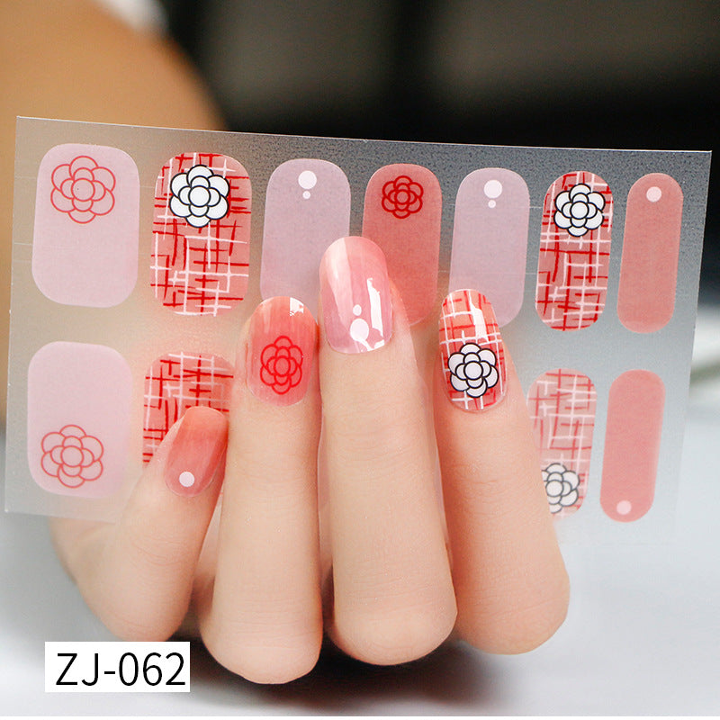 Gel Fresh Waterproof Durable Patch Removable Nail Stickers