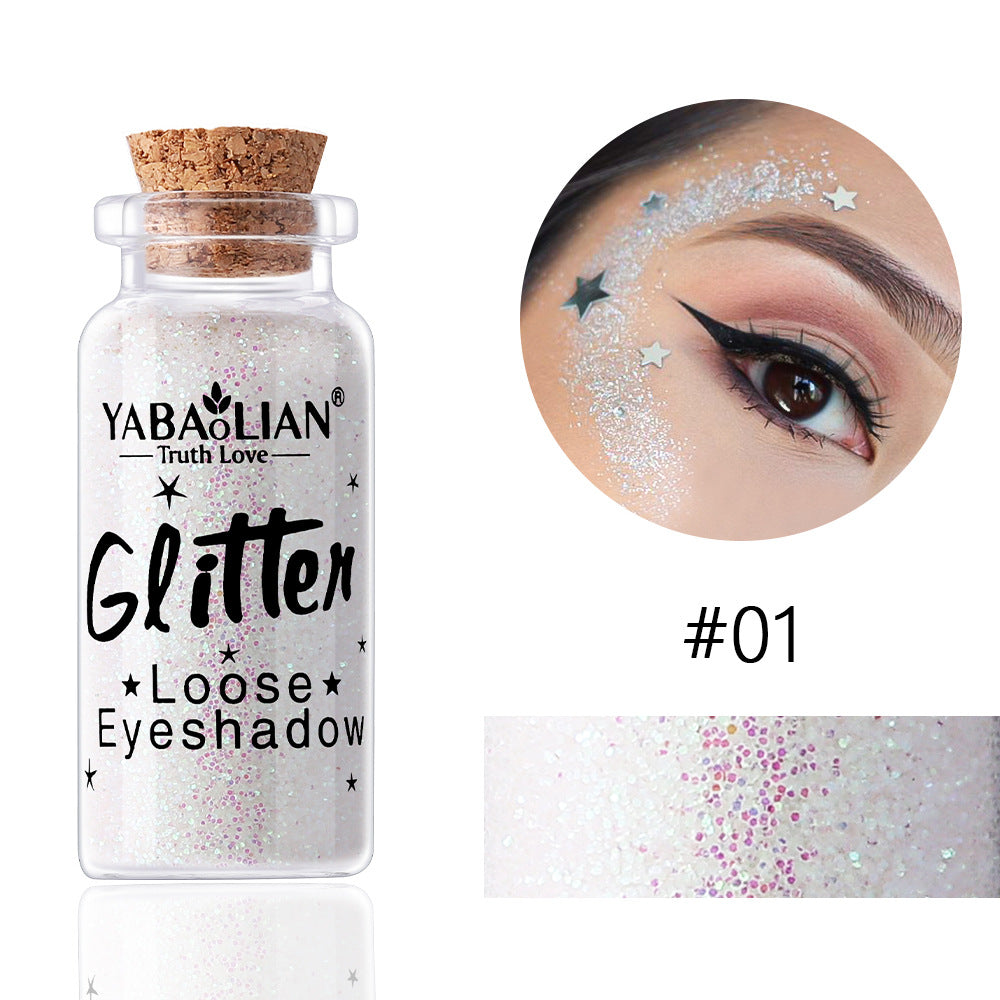 Fard à paupières scintillant Shadow Wipe Body Stage Glitter