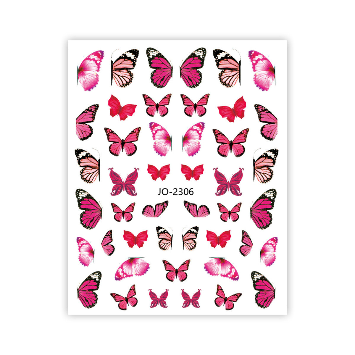 Butterfly Decals Color Small Decorative Beauty Nail Stickers