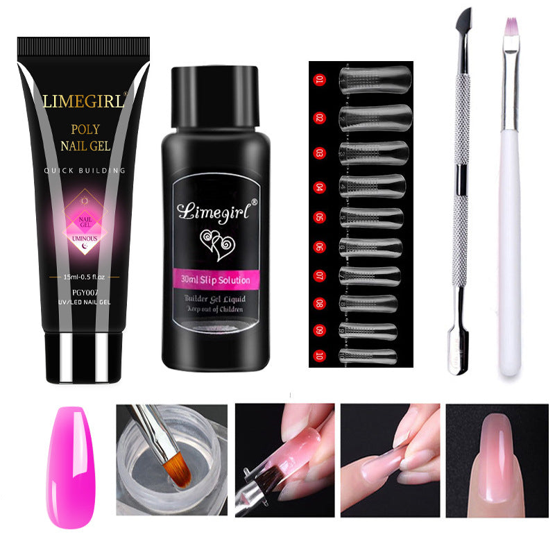 Of Beauty Crystal Extended Glue Suit Nail Tool Set