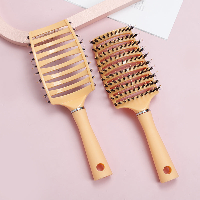 Women's Hairdressing Fluffy Curly Styling Mane Arc Hair Brushes & Combs