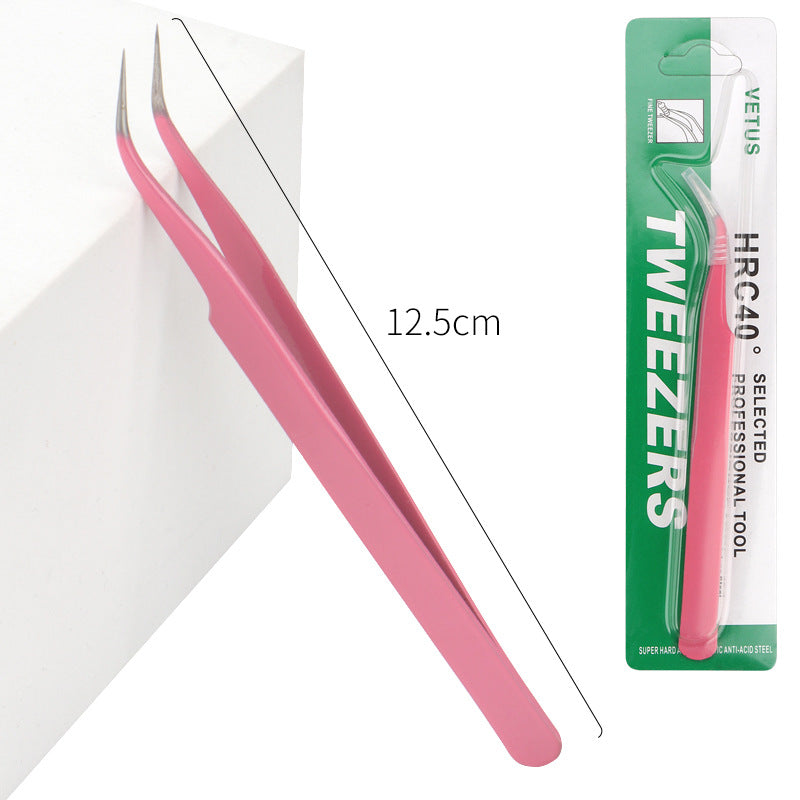 Tweezers Plant Eyelashes Stainless Steel High Precision Makeup Accessories