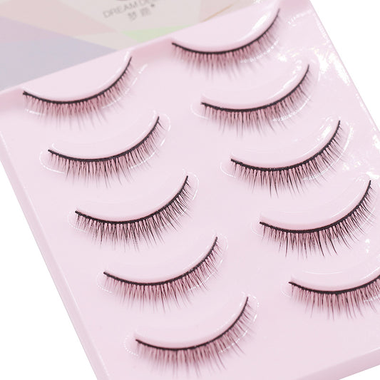 Can Support Double Eyelid Simulation Curling False Lashes