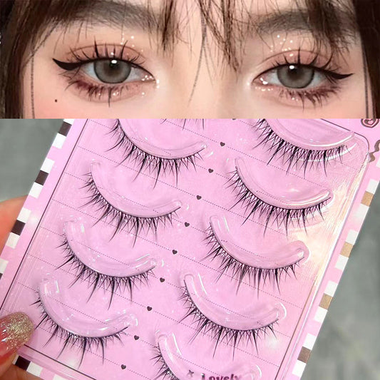 Cils Barbie à la mode, doux et épicés, faux cils doux