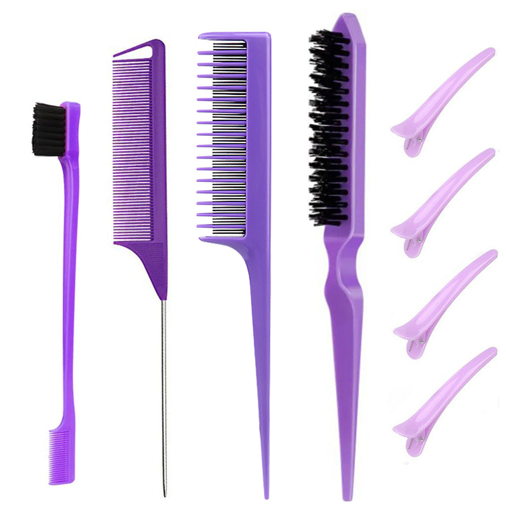 Brosses et peignes à cheveux de style beauté avec barrettes