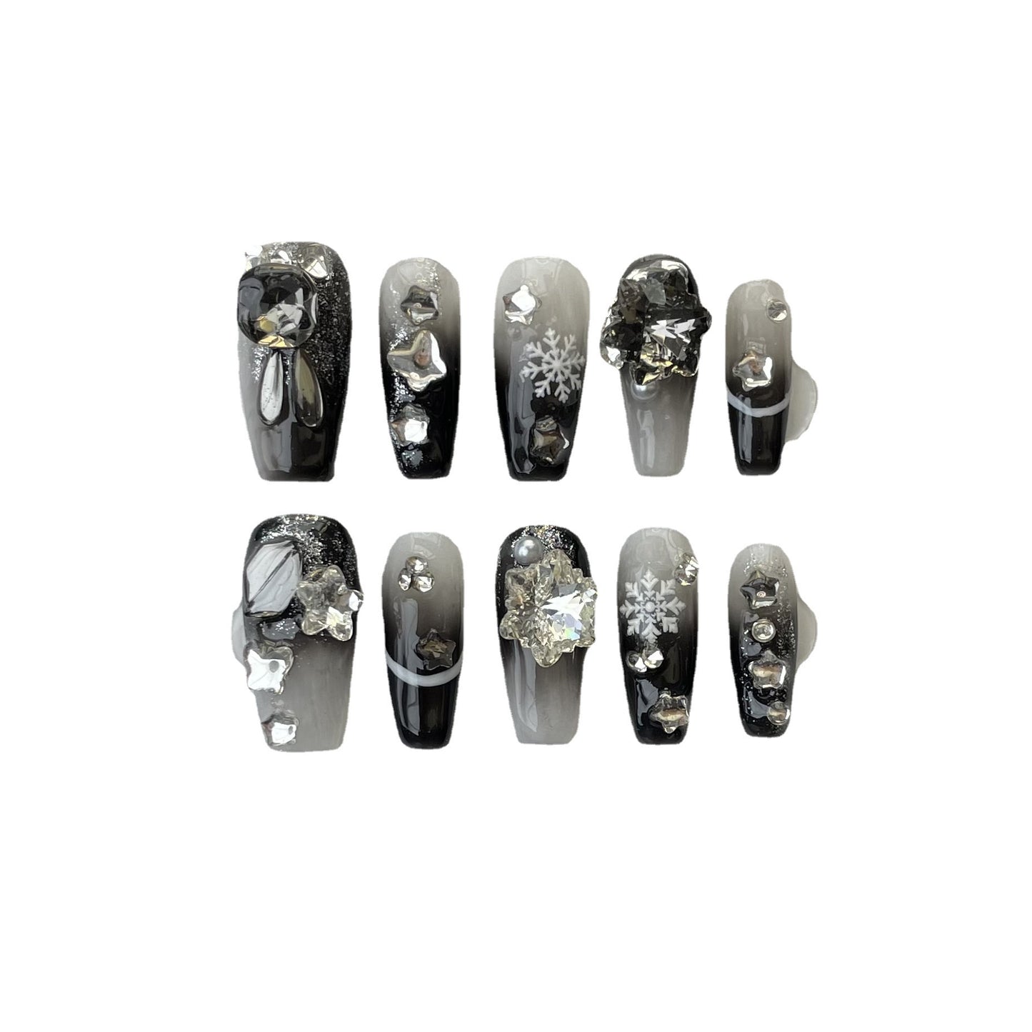 Handmade Wear Armor Fake Patch Style Nail Stickers