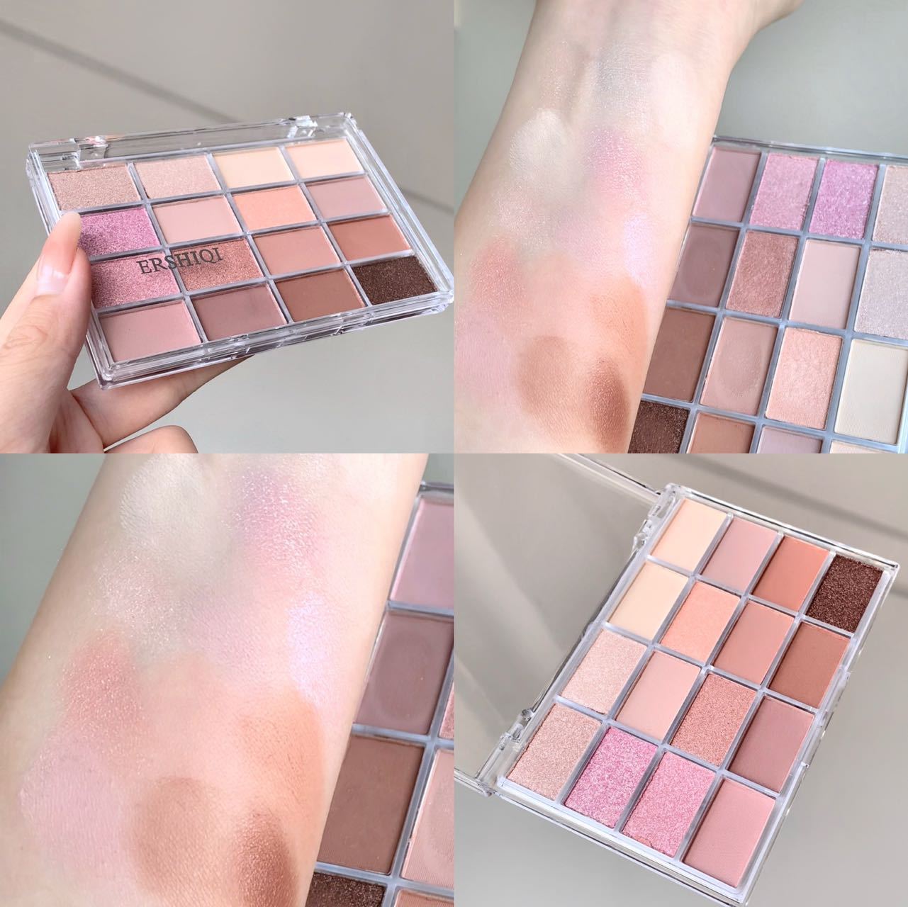 Sixteen Color Shadow Matte Shimmer Thin Eyeshadow