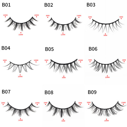 Of Little Devil Eyelashes Natural Hard False Lashes