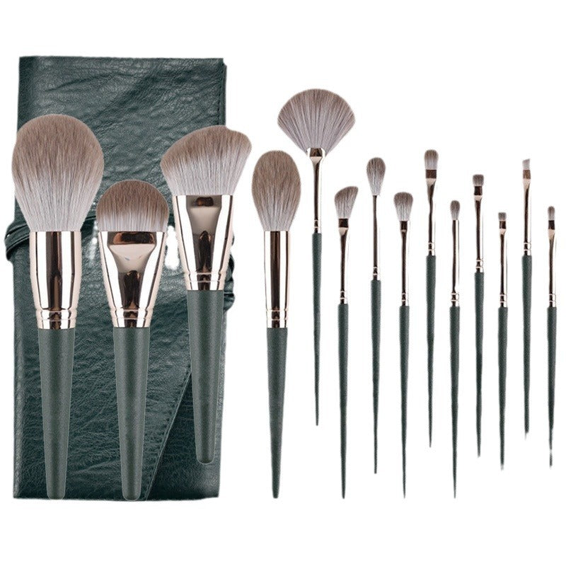 Green Cloud Brush Suit Soft Beauty Makeup Brushes Accessories