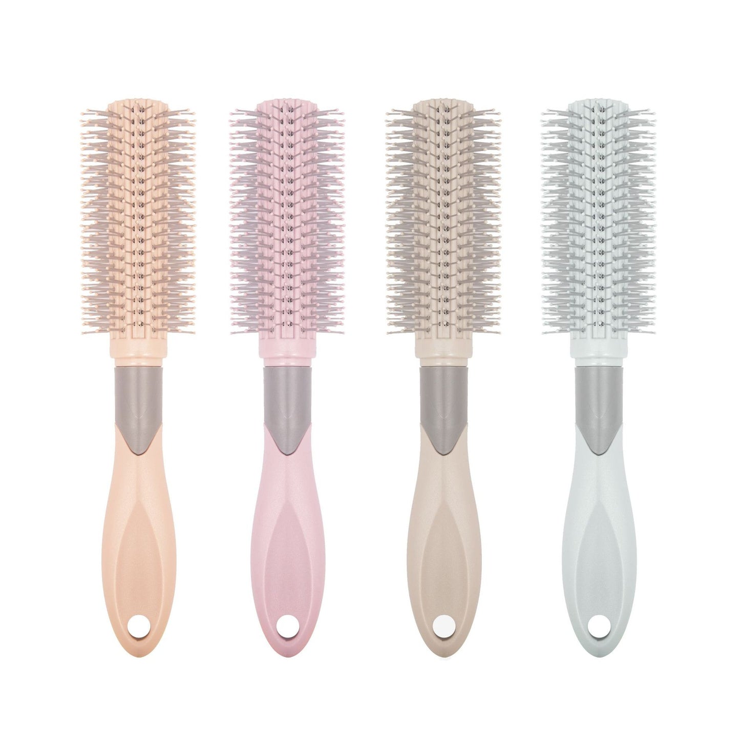 Brosses et peignes à cheveux en forme de duvet pour femmes, longs et roulants, avec boucle intérieure