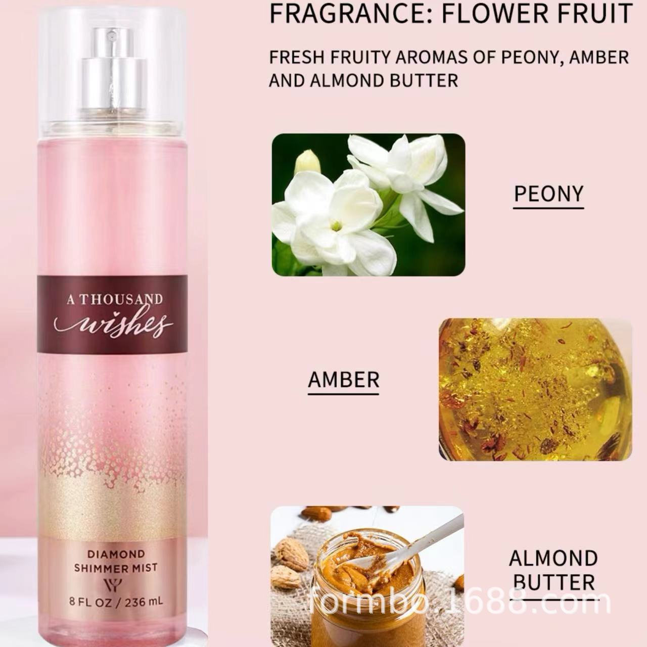 Parfums de fleurs de Thaïlande Philippines Parfums pour le corps longue durée Parfums pour femmes