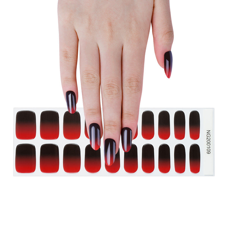 Gel Finger Therapy Light Uv Half Nail Stickers