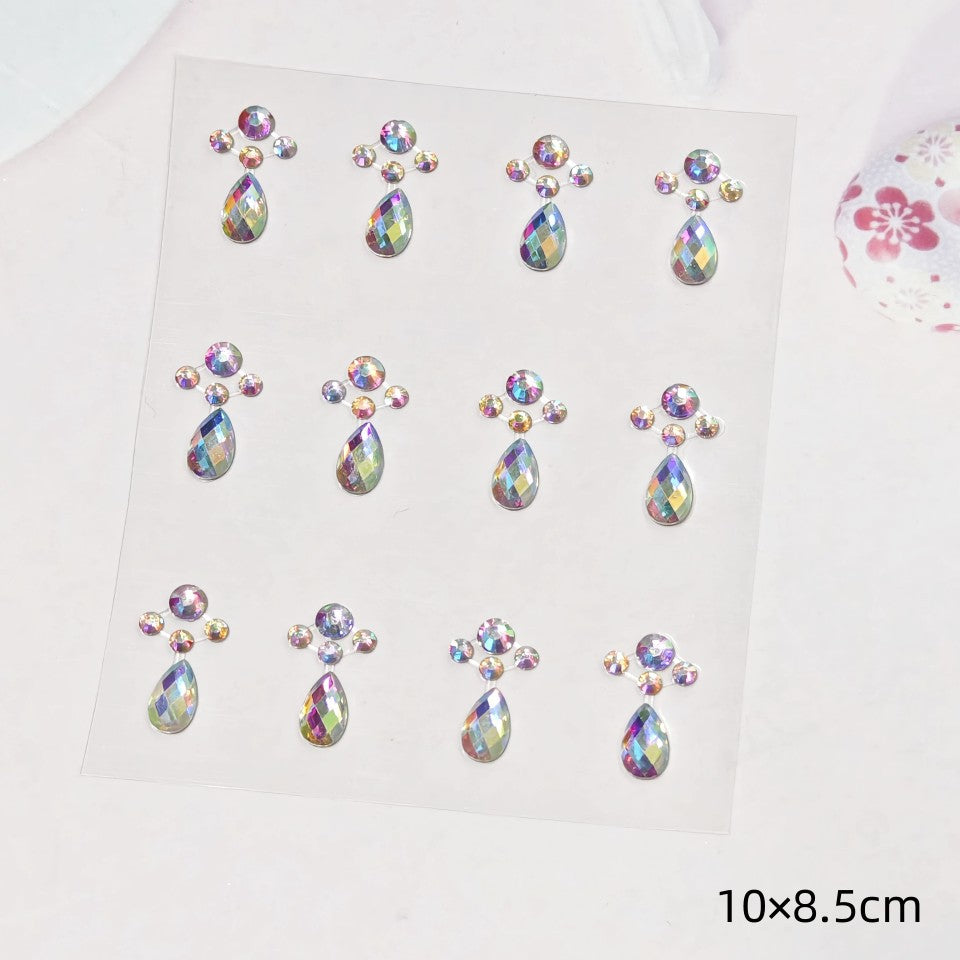 Diamond Mountain Root Crystals Chen Five-pointed Nail Care Nail Art