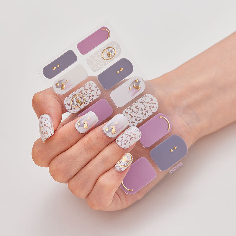 Source Technology Laser Gilding Full Priority Nail Stickers