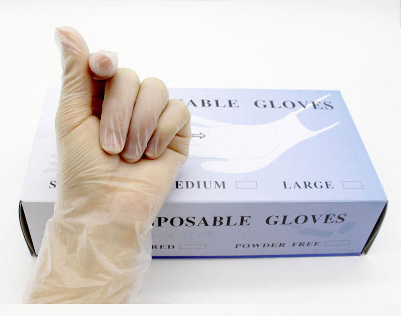 Gants jetables transparents Protection du travail Nettoyage ménager Accessoires de maquillage