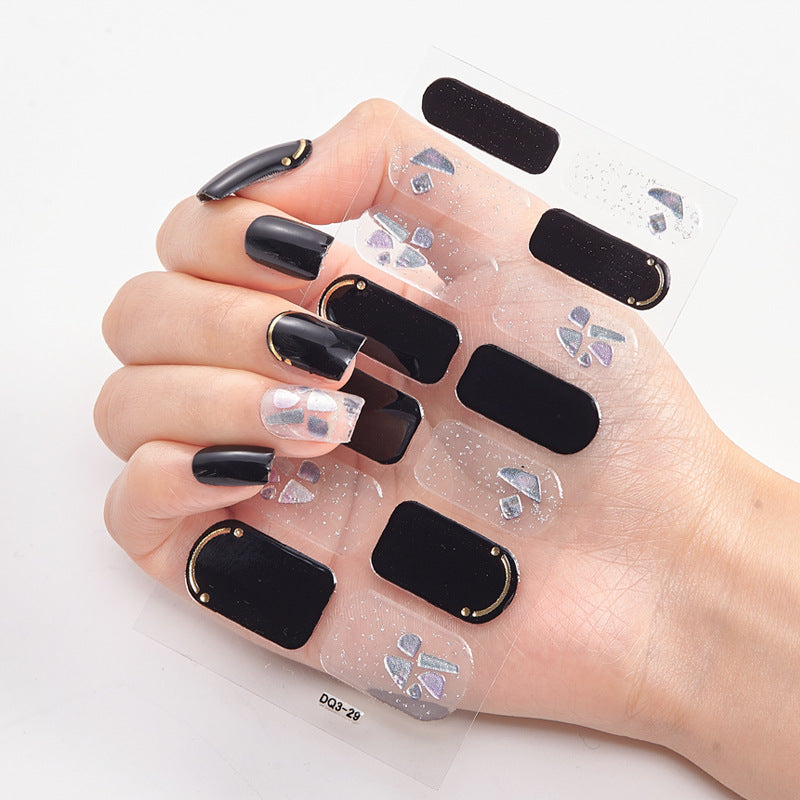 Source Technology Laser Gilding Full Priority Nail Stickers