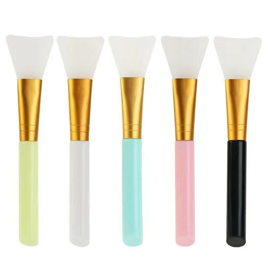 Brosse de soin du visage en silicone à poils souples pour appliquer le maquillage