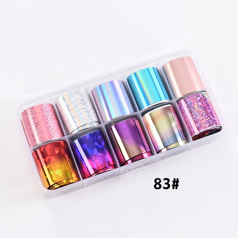 Suit Plaid Snake Leopard Flower Fluorescent Nail Stickers