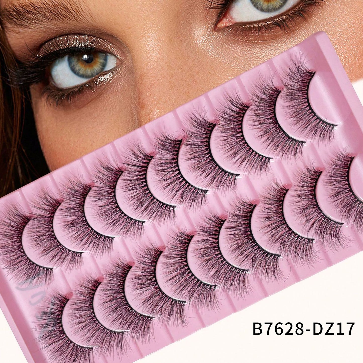 Artificial Mink Simulation One-piece Curling Exaggerated Thick False Lashes