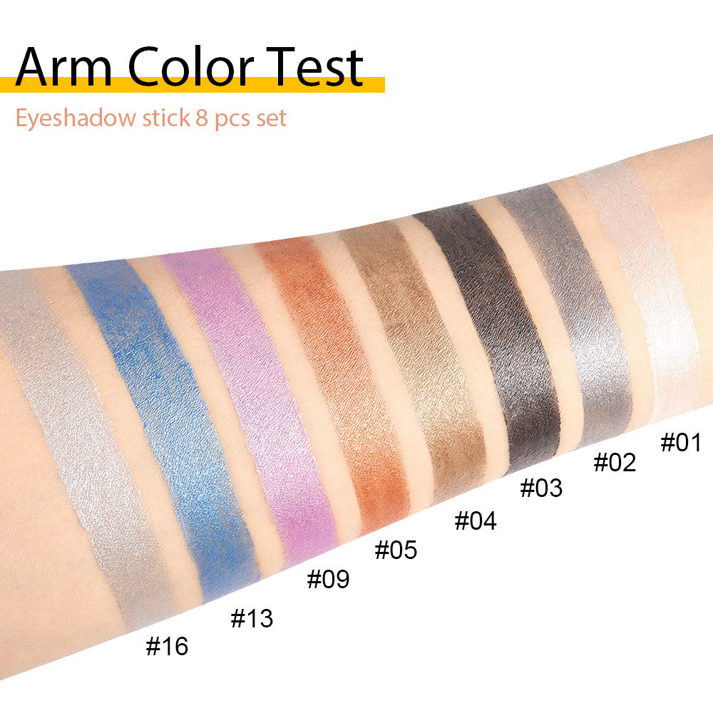 Pearlescent Pen Pcs Suit Rotating Waterproof Eyeshadow