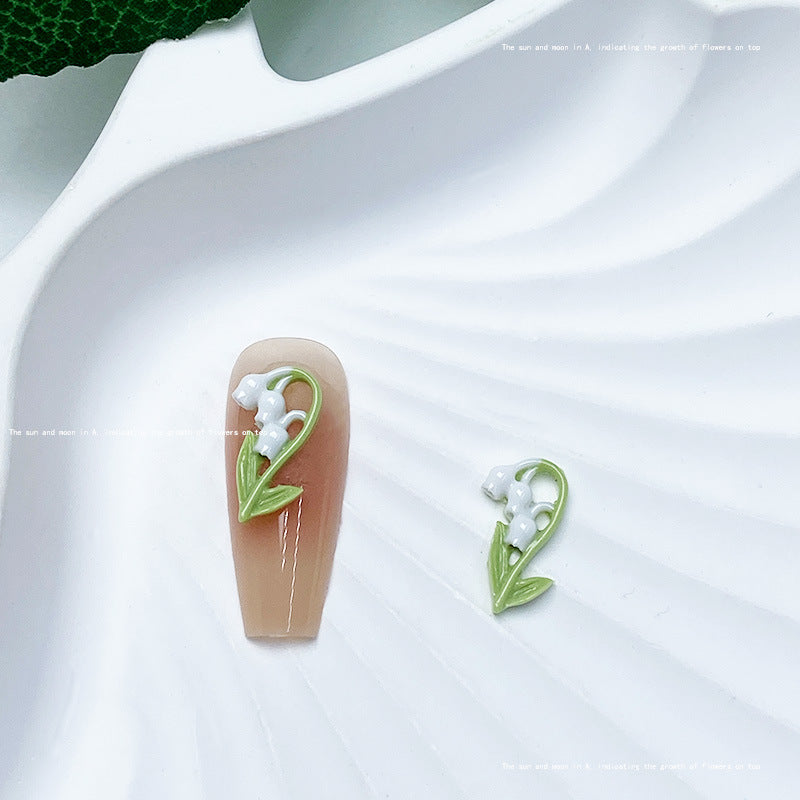 Flower Manicure Small Jewelry Luminous Ornament Mixed Nail Care Nail Art