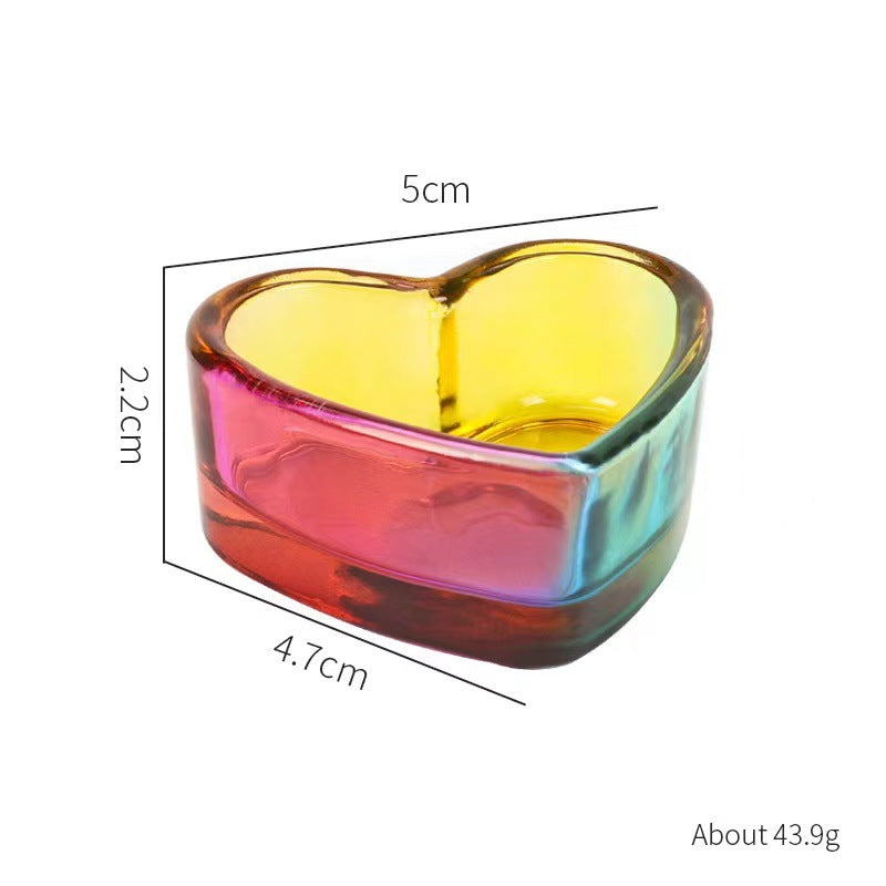 Ensemble de tasses de nettoyage pour pinceaux en verre liquide avec outils pour ongles colorés