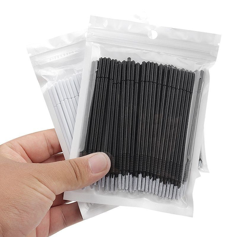 Eyelash Long Head Cleaning Rod Small Cotton Swab False Lashes