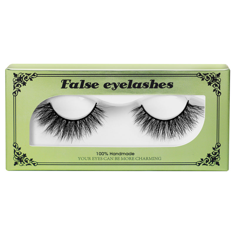 Package Mink Eyelashes Natural Long Thick False Lashes