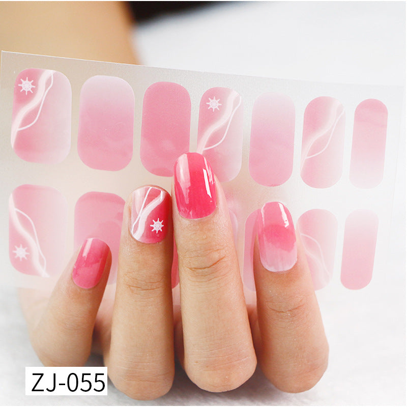 Gel Fresh Waterproof Durable Patch Removable Nail Stickers