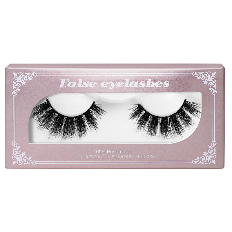 Package Mink Eyelashes Natural Long Thick False Lashes