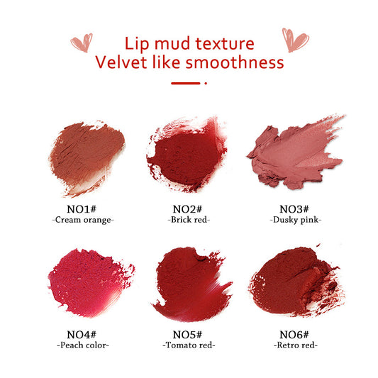 Mud Matte Finish Long-lasting Cheek Blush No Lip Glosses