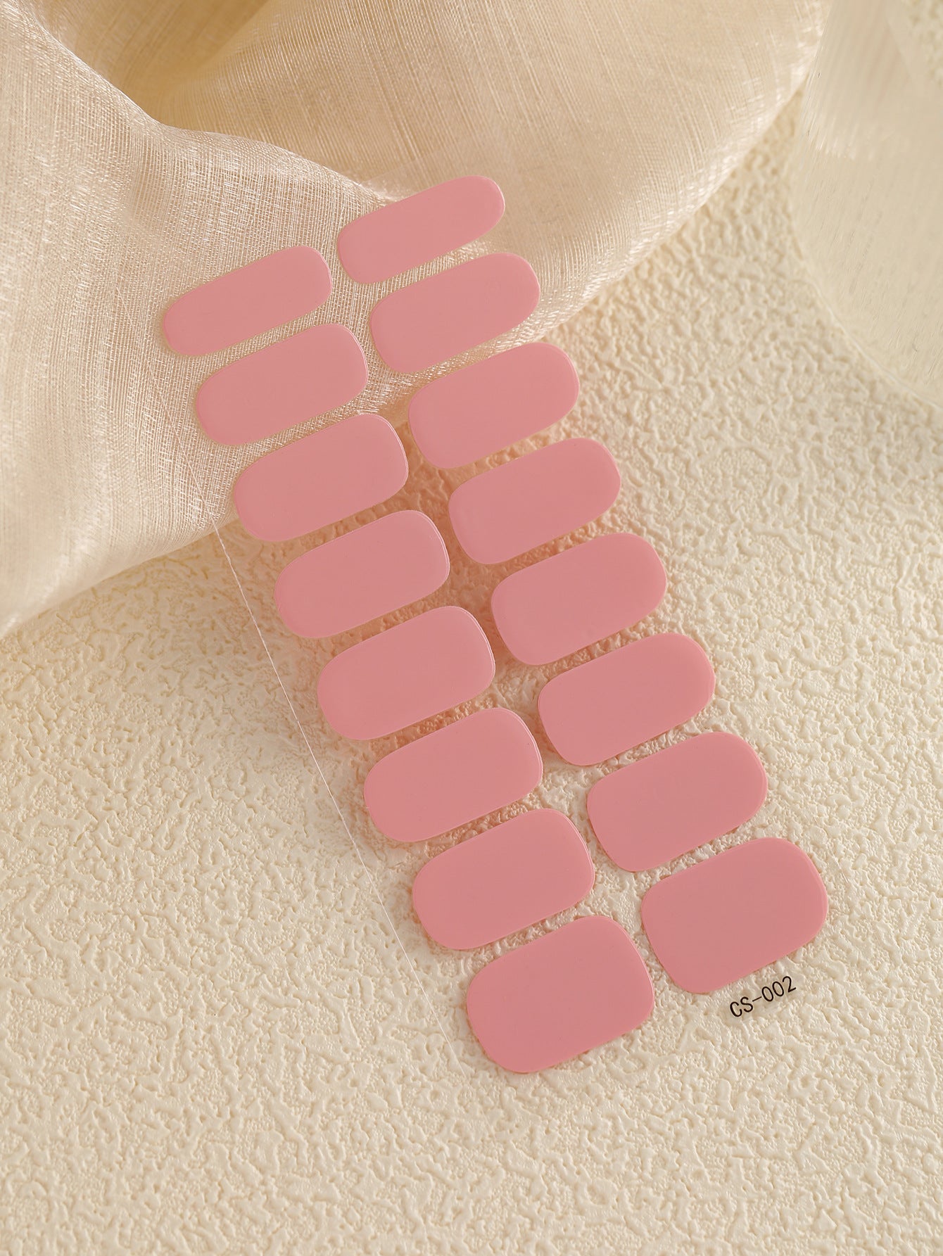 Simple Solid Color Classic Nude Series Nail Stickers