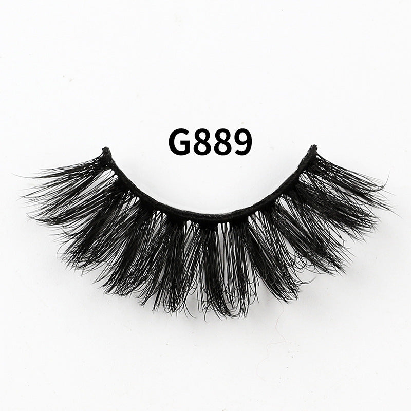 Russian Eyelashes Curling Large Curl Volume Pairs Natural False Lashes