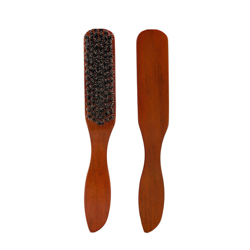 Brosse à poils de thé pour femmes et hommes, chignon ménager, trois brosses et peignes à cheveux