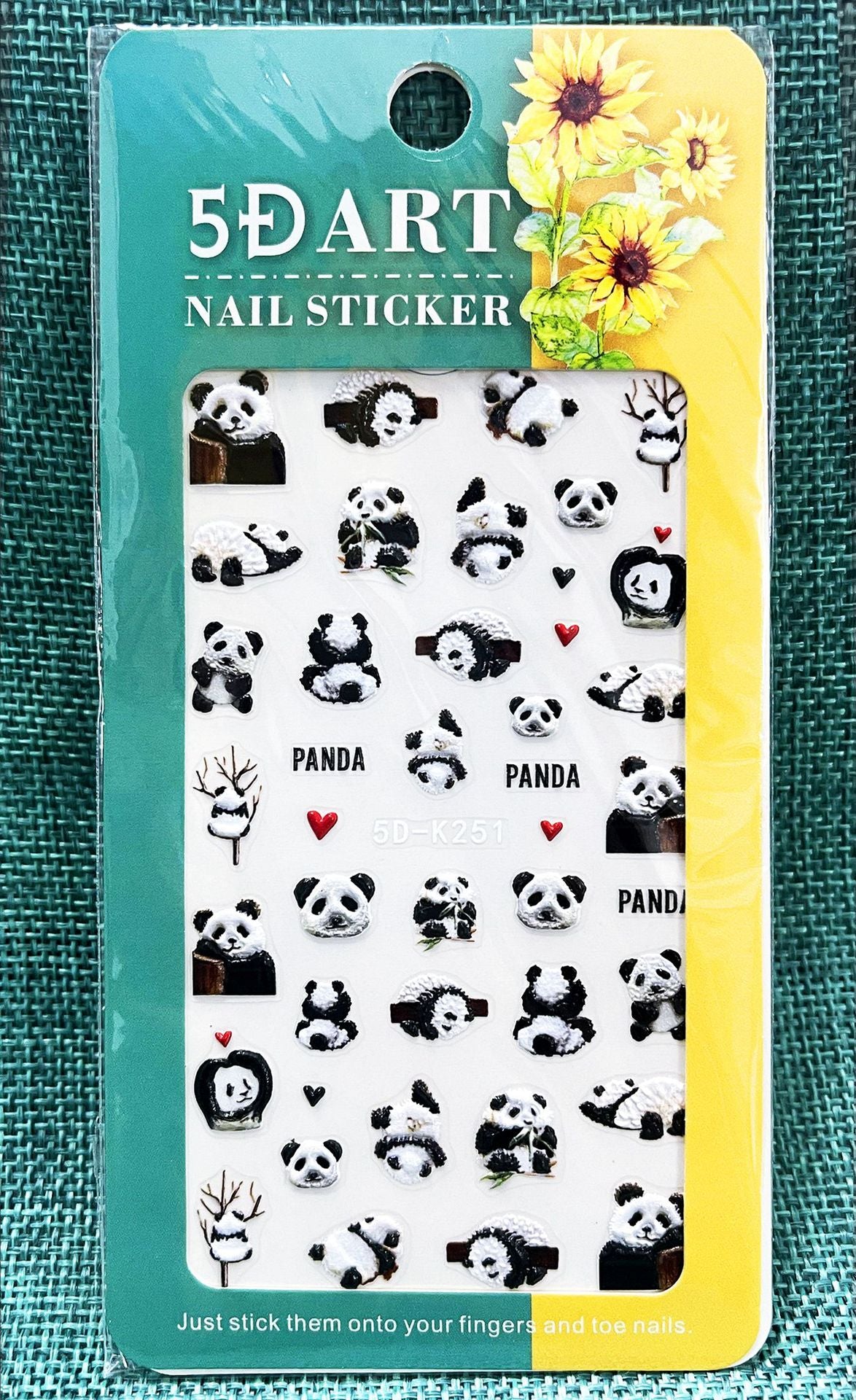 Relief Halloween Beauty Applique Gold Powder Nail Stickers