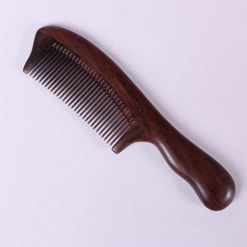 Brosse à cheveux en ébène cm pour modelage de coiffure, manche en boule, brosses et peignes pour cheveux fins