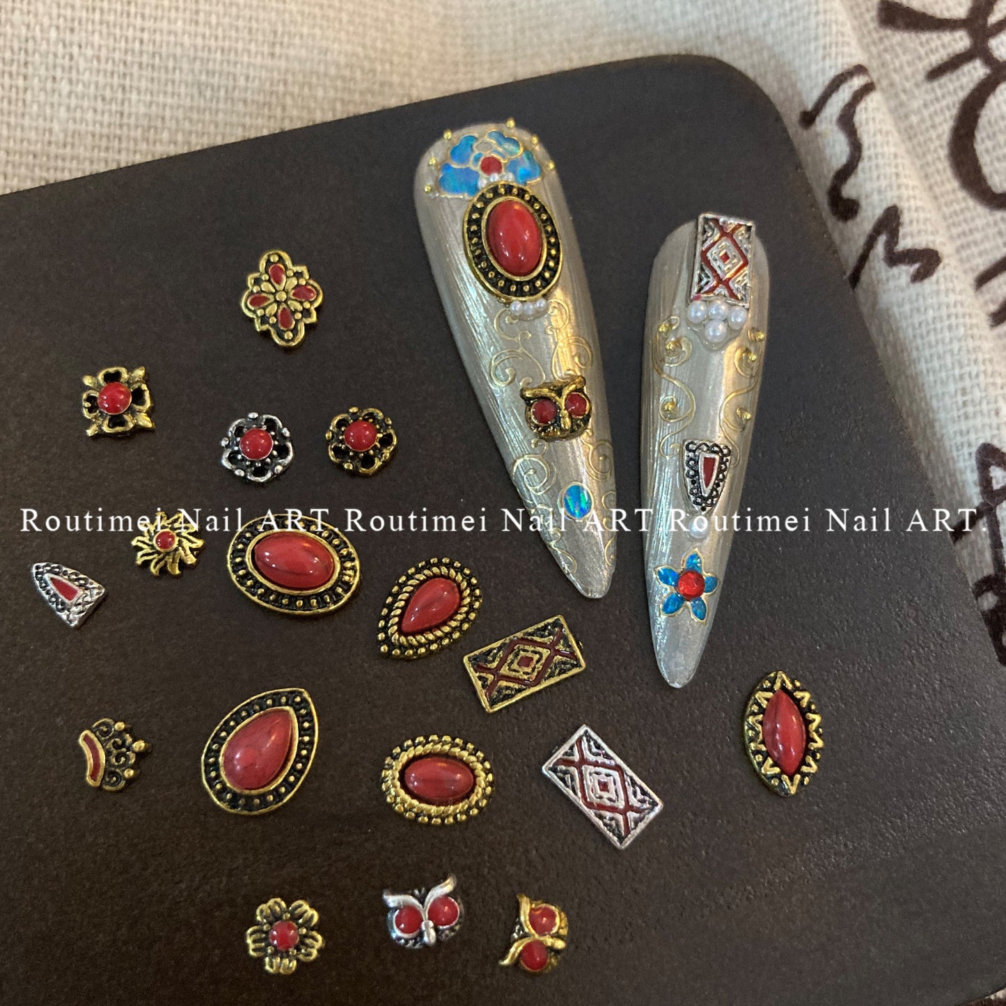 Alloy Jewelry Palace Concubine Return Luxury Nail Care Nail Art