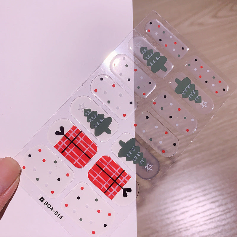 Style Beauty Full Small Cute Tree Nail Stickers