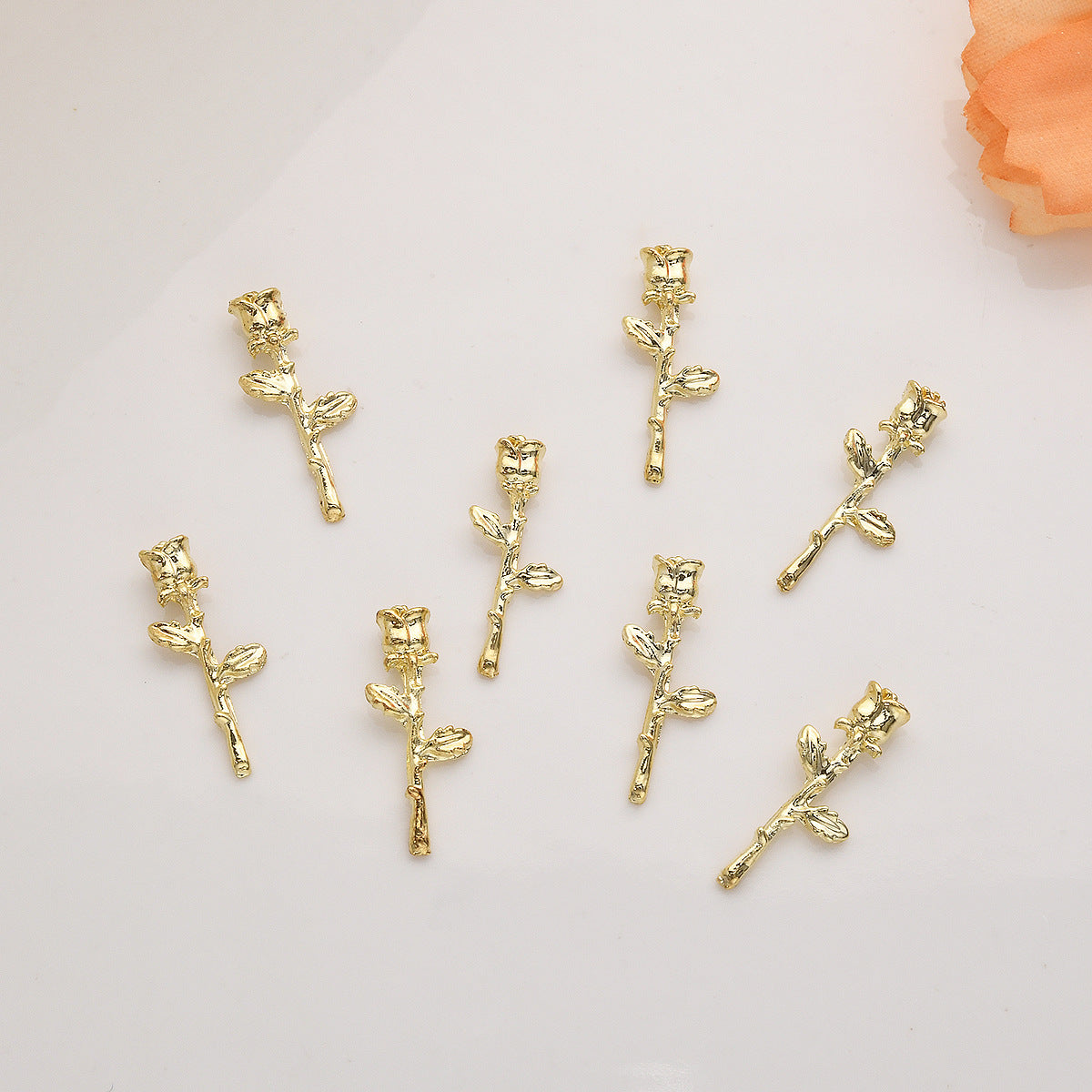 Fingernail Decoration Light Luxury Three-dimensional Flower Nail Care Nail Art